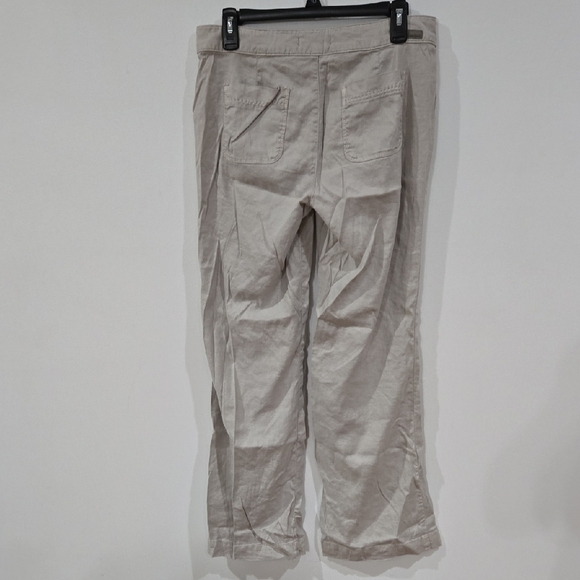 Level 99 Women Light Khaki Flare Pants - Picture 4 of 8